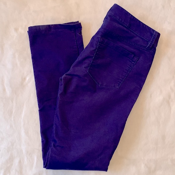 🌺 2 for $23 🌺 LOFT- Purple Corduroy Pants-Straight Leg - Picture 7 of 15